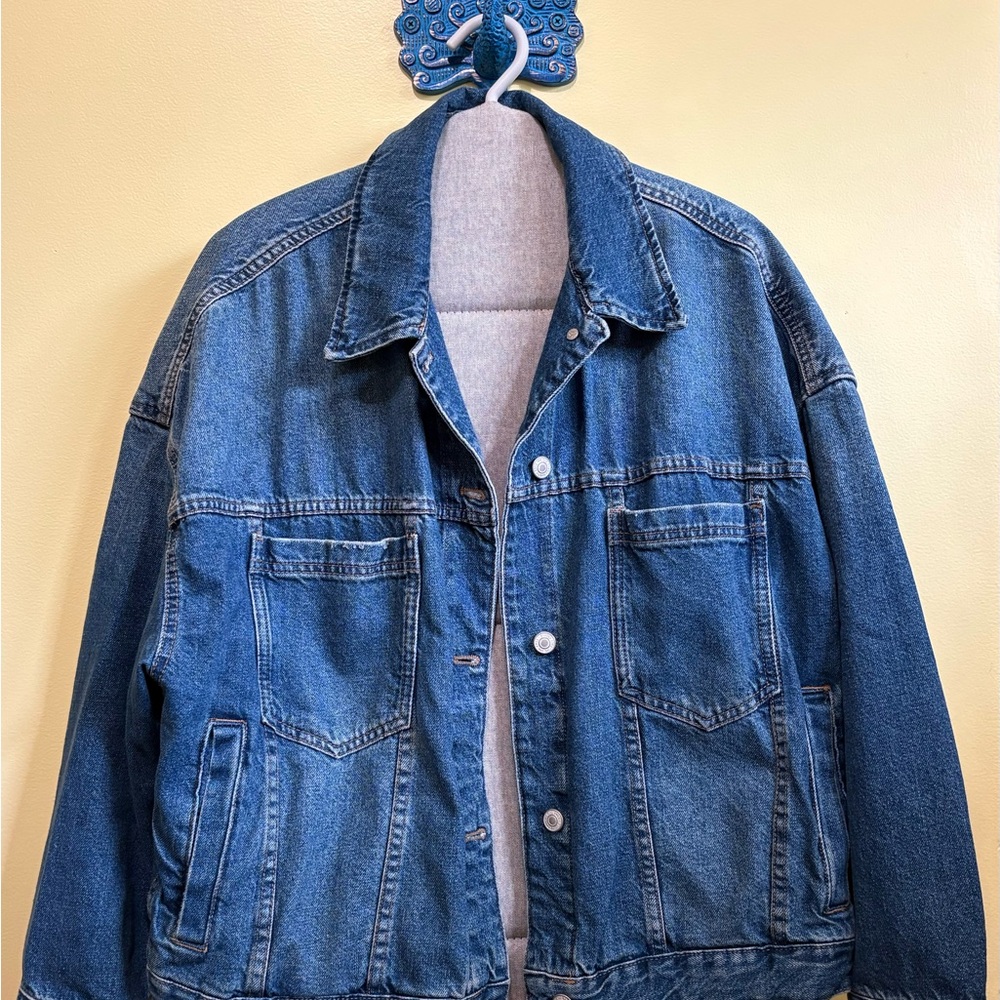 We The Free Opal Swing Denim Jacket - Oversized Medium - Picture 5 of 11